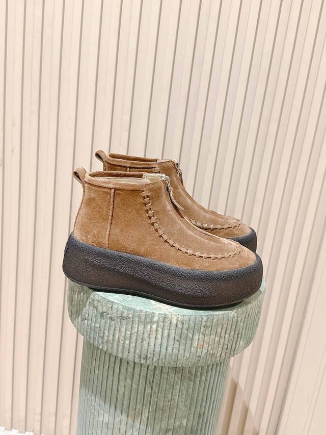 Purchasing-grade suede: The Row 24Ss new fall/winter round-toe elastic slip-on