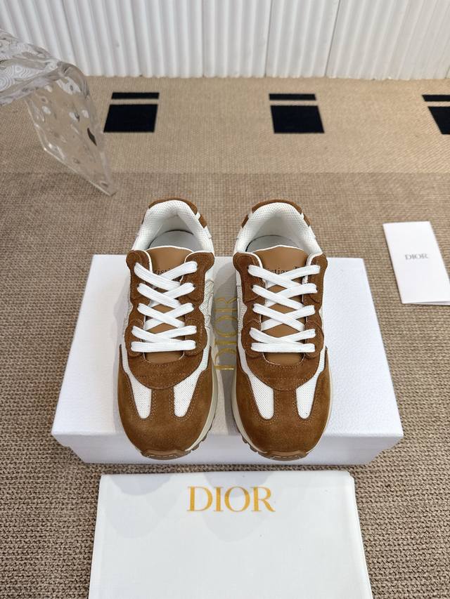Dior C'est, the new casual sneaker for Spring/Summer 25, is crafted from cowhide