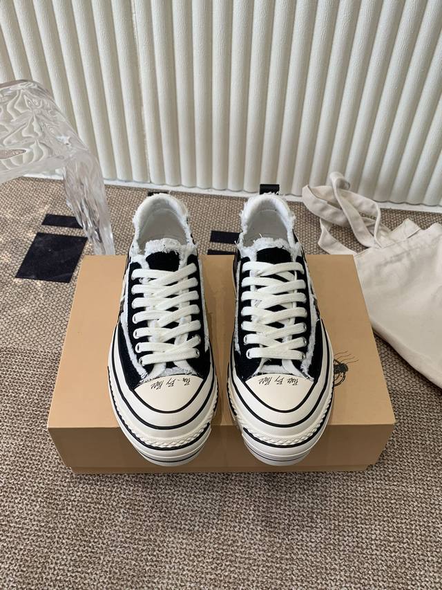 Wu Jianhao's Xvessel GOp Lows Dual-Standard Low-Top Canvas Sneakers Heavy-Duty C