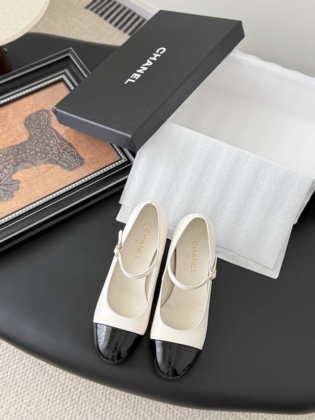 Chanel 25K autumn and winter new pearl single shoes highlight giant pearl origin