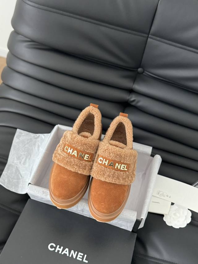 Single shoes and short boots Chanel 24B new snow boots for autumn and winter wa