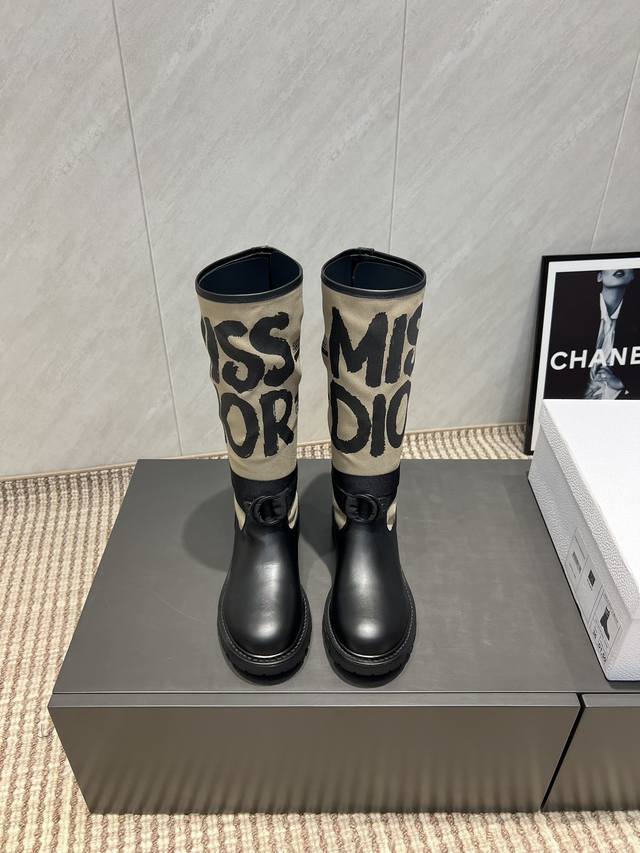 Factory: Leather and fur lining Exclusive top version Dio*R Dior 2025Vs early au