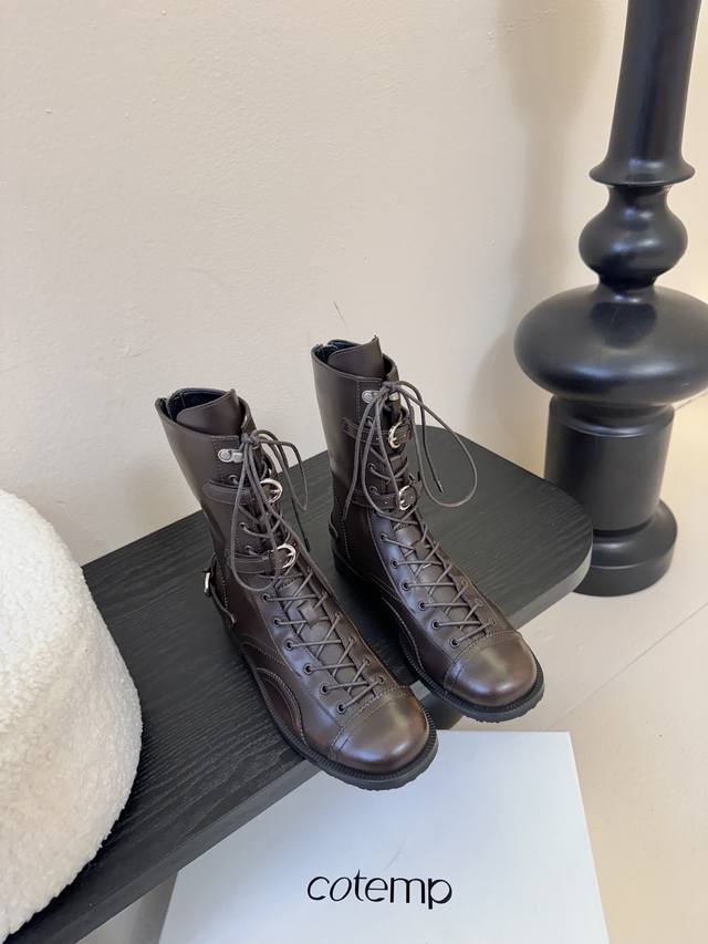 Cotem*'s new dark lace-up boots | Weld street cool to your feet Tough leather +