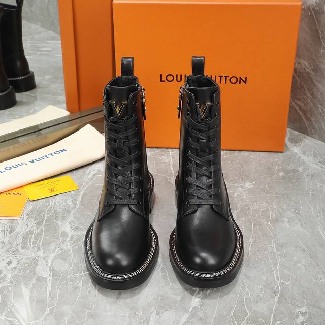 Factory p price p Louis Vuitton Louis Vuitton autumn and winter new lace-up shor