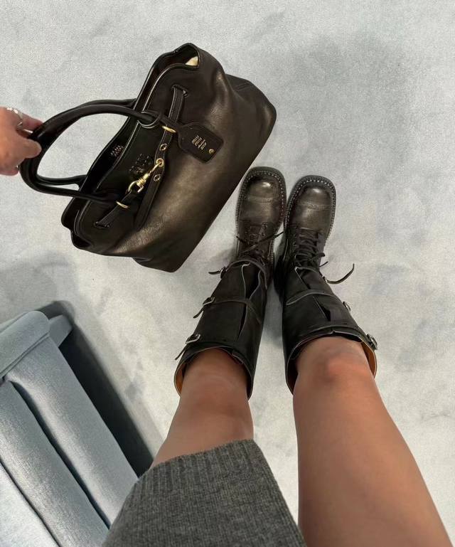 miumiu Martin boots catwalk picture