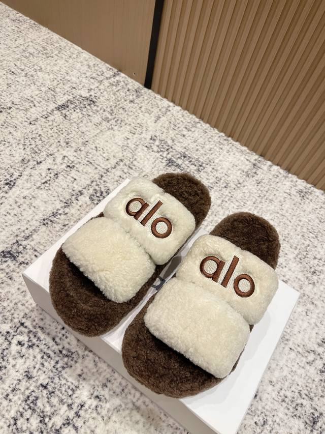 Top version: Alo's latest 2025 autumn and winter new furry shoes Alo has too man
