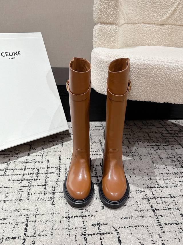 Celine 25 Autumn/Winter Unlverslte 16-inch Martin Cavalier Boots These boots are