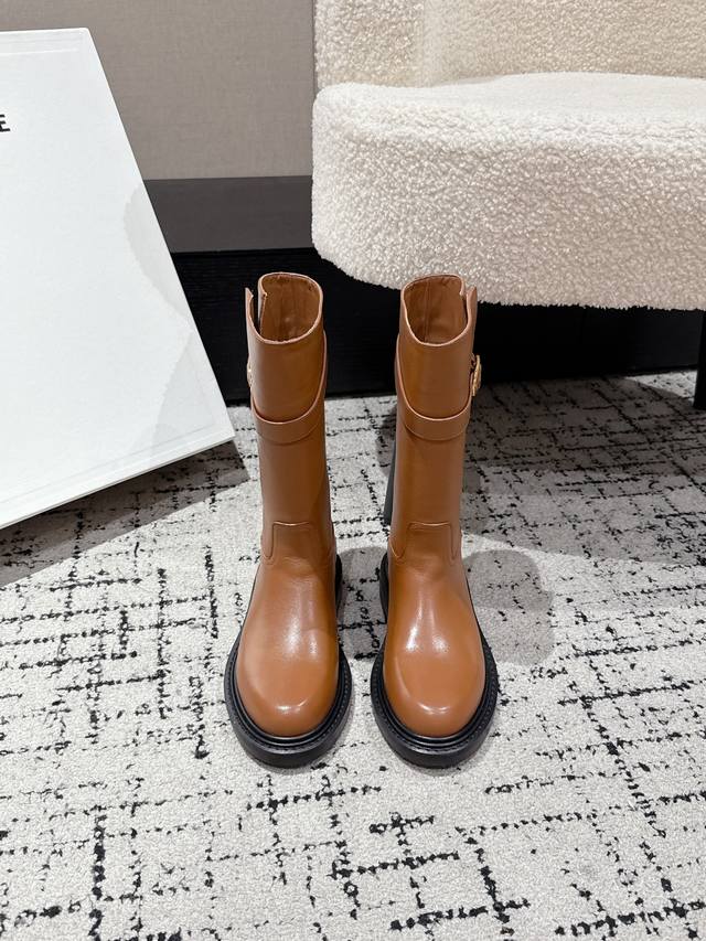 Celine Celine 25 Fall/Winter Unlverslte 12-inch Martin Cavalier Boots These boot