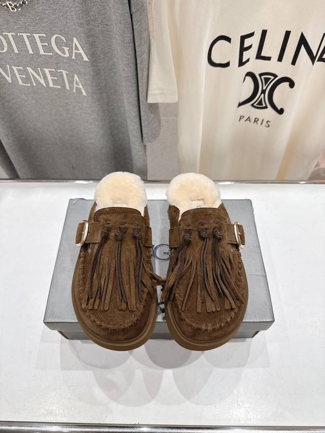 High-end factory release Ugg Winter F028 2025Ss new fashionable thick-soled sli