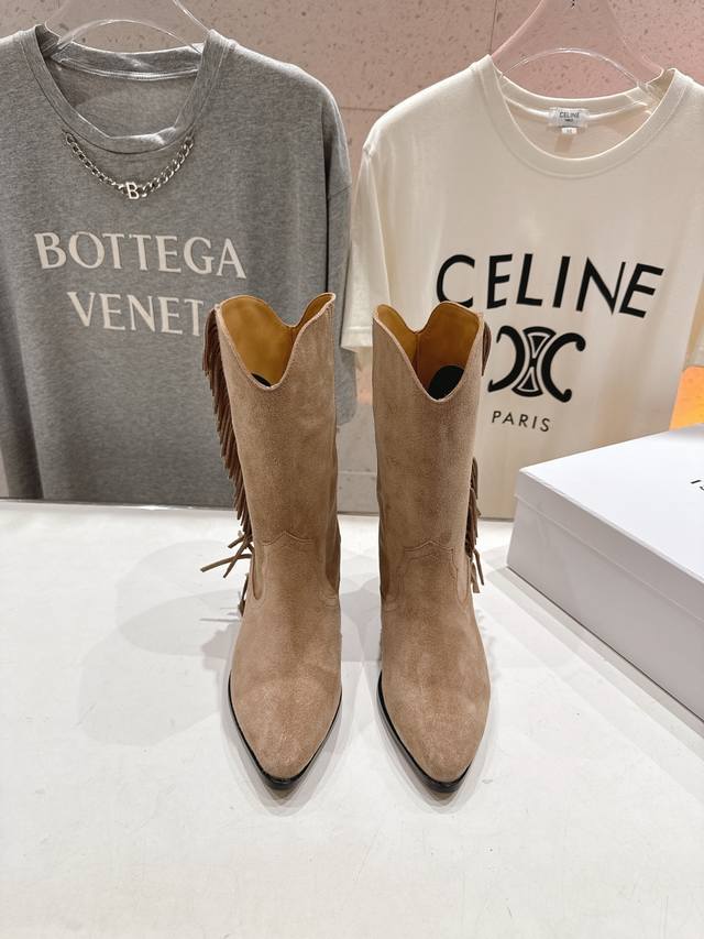 High-quality factory-made Isabel Marant F042 2025Ss new Indian-style tasseled mi