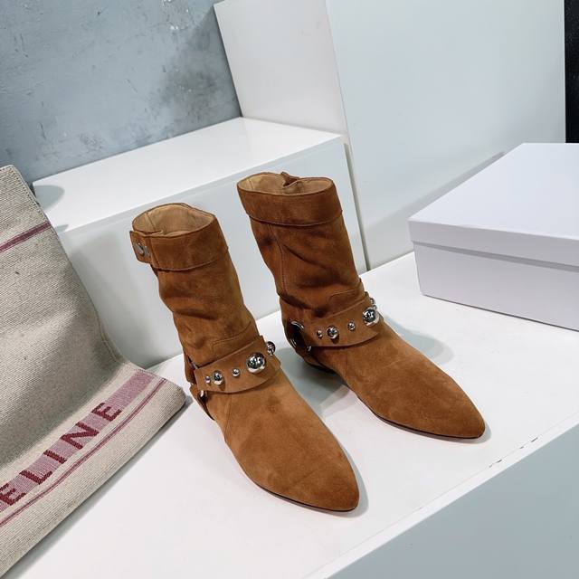 High quality factory boots! Top-quality Isabel Marant 25Ss autumn/winter metal