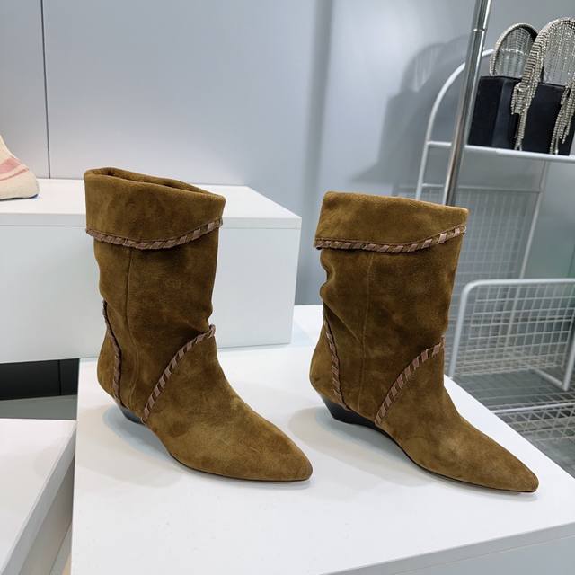 High-quality factory boots! Top-quality Isabel Marant 25Ss Fall/Winter runway-s