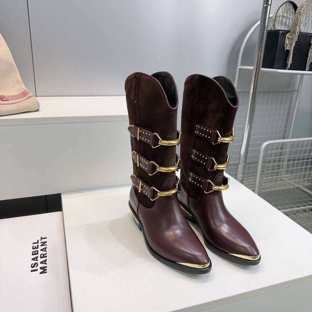High quality factory boots! Top-quality Isabel Marant 2025 SS Fall/Winter Weste