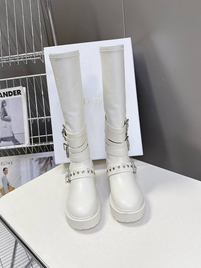 Dior's latest fall/winter runway style, punk-inspired lace-up boots. Many celebr