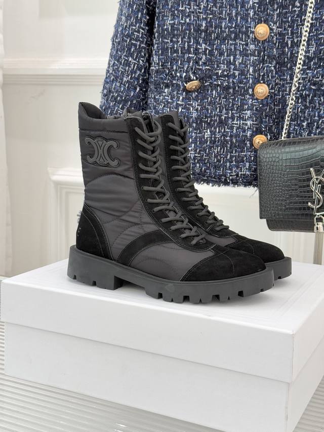 Factory Price: Celine 25Wf New Arrival Arc de Triomphe Retro Thick-Sole Martin