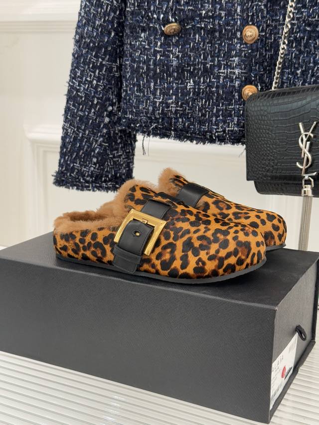 Factory Price: Balmain | Balmain 25Wf New Belt Buckle Closed-Toe Half-Mops. The