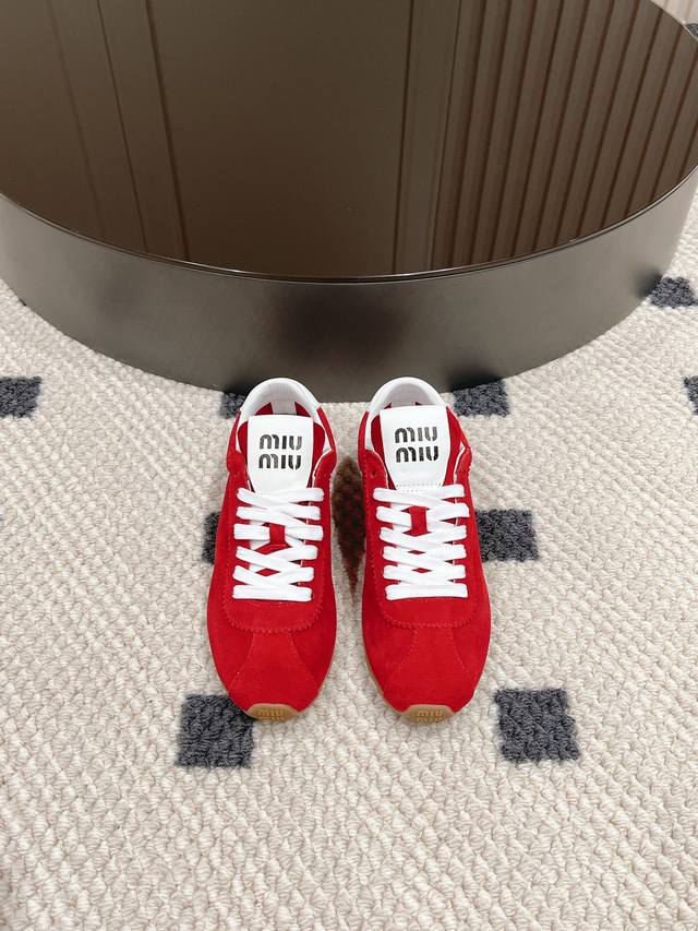 New color. 35-40 Miumiu's new Forrest Gump Denim sneakers from the early spring