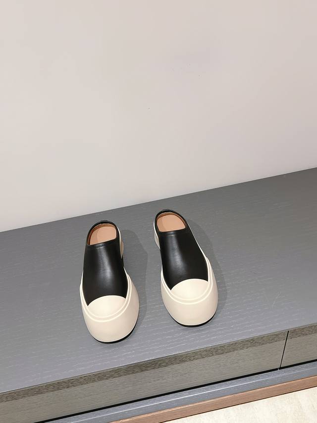 Marni classic thick-soled big-head Mary Jane doll shoes, super cute, Velcro desi