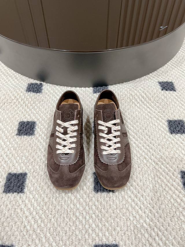 New color: Dark Brown , sizes 35-40! Dries Van Noten Marathon Sneakers, Spring
