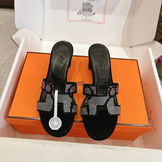 Factory price p Hermes H slippers Oasis sandal series is fashionable and versat