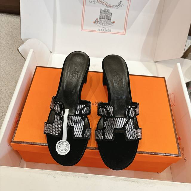 Factory price p Hermes H slippers Oasis sandal series is fashionable and versat