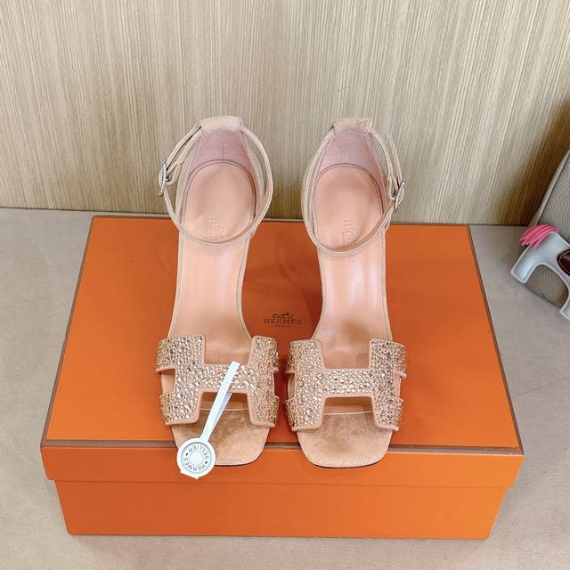 10.5Cm group picture diamond surface factory price p Hermes Joy 105 high-heeled