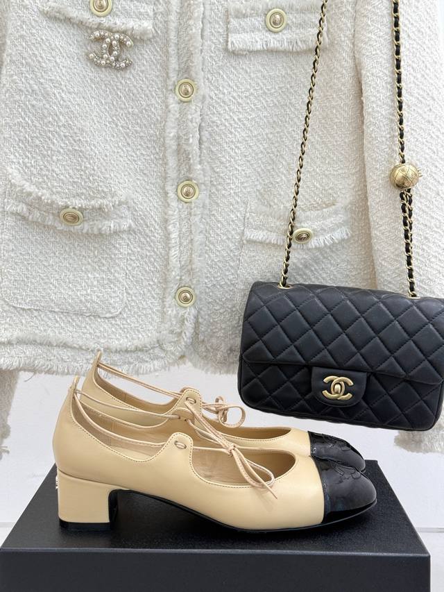 Factory Price: Chane* | Chanel 25p Spring/Summer New Arrivals: Lace-Up Mary Jan