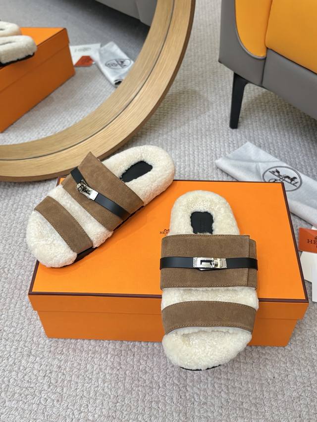 Factory p wholesale p delivery Hermes Hermes 2025 Autumn and Winter Kelly Fur S