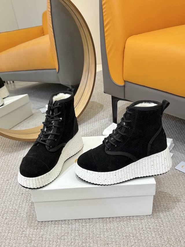 factory p batch p 2025 Chloe counters simultaneously launched new snow boots, m