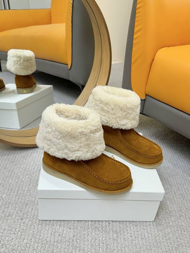 Factory p batch p Chloe counters simultaneously launched new snow boots, multipl