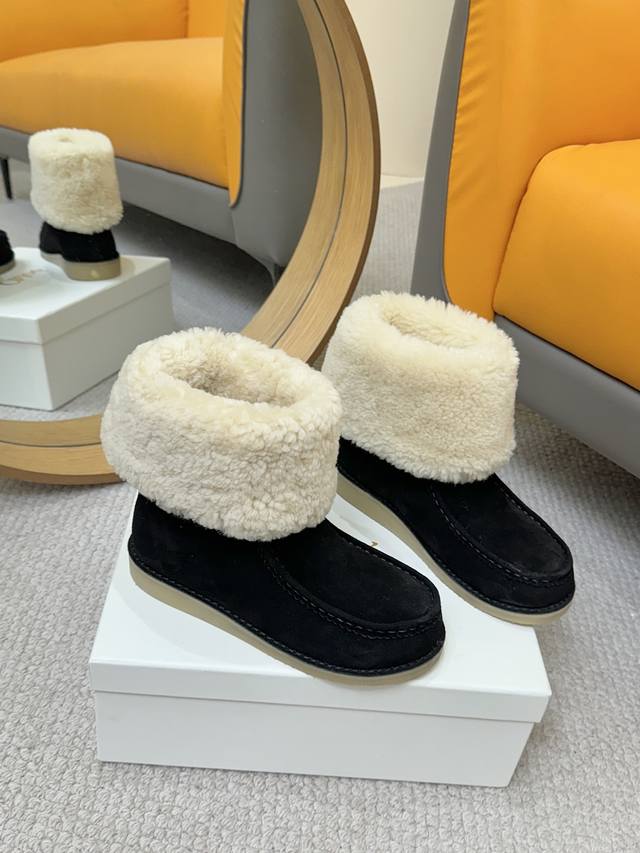 Factory p batch p Chloe counters simultaneously launched new snow boots, multipl