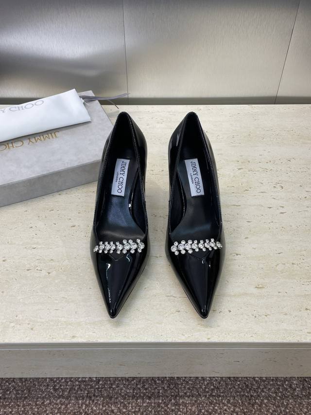 Factory p price p Jimmy Choo Jimmy Choo 2025 Spring and Summer New High Heel Poi
