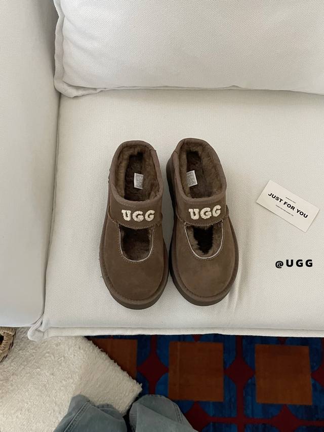 New Ugg Mary Jane wool slippers 3.5cm thick-soled model is now online~ I am rea