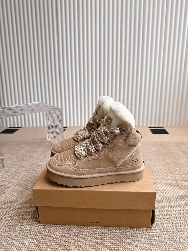 High-top Ugg autumn and winter new thick-soled casual shoes As a leading brand,