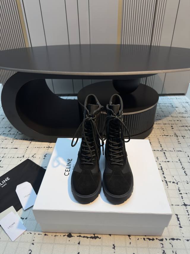 celin* New autumn and winter Margaret Martin boots mid-calf boots with adjustabl celin* New autumn and winter Margaret Martin boots mid-calf boots with adjustabl