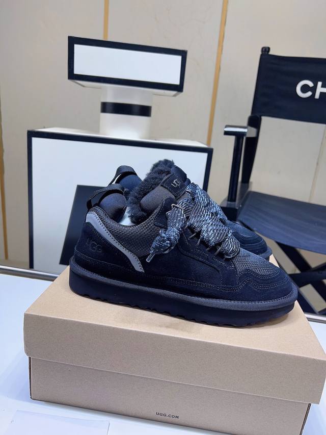 factory p batch p Ugg autumn new Mel casual shoes, wide band two colors optiona