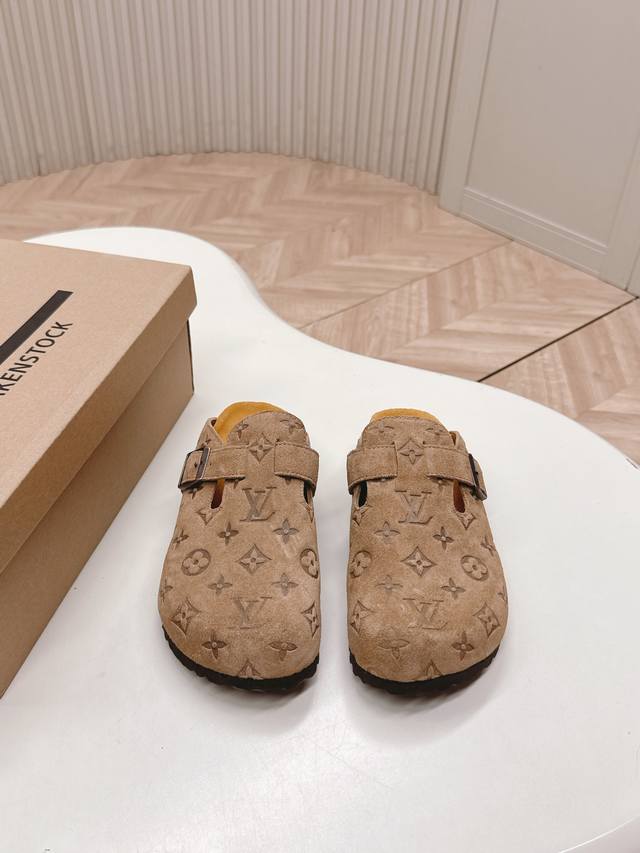 New Birkenstock half-slippers for men and women: Lv Cosy Comfort flat sandals f