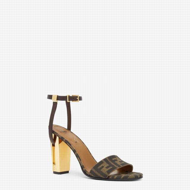 Di Delfina Metal Strappy Heel Sandals Factory Price: Genuine Leather Outsole: De