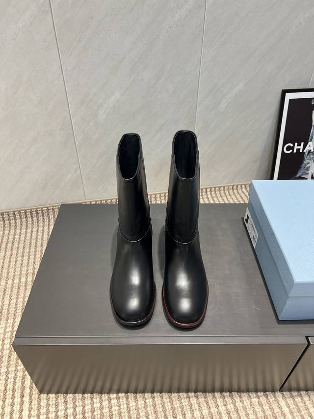 Factory: Exclusive top version prad*A Prada 25Vs latest hot-selling boots series