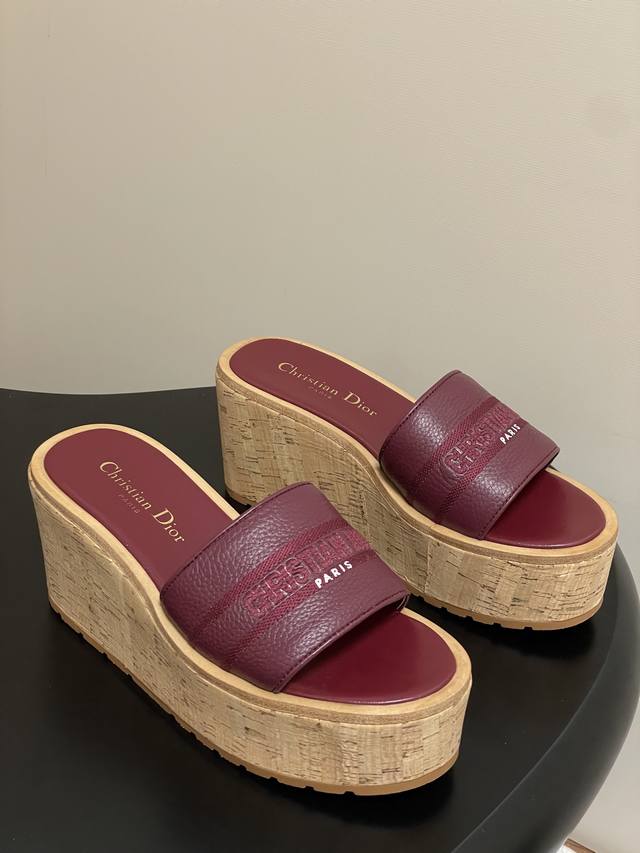 Factory Price p 25Ss New Spring/Summer Dior Dway Platform Sandals with Waterpro