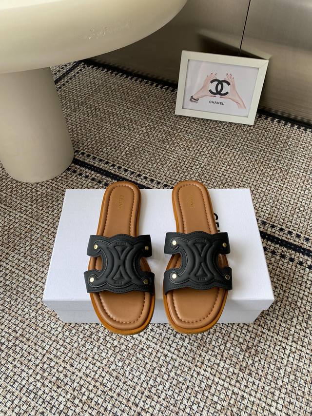 Shopping agent level Celine Celine 25Ss new spring and summer slippers Arc de Tr