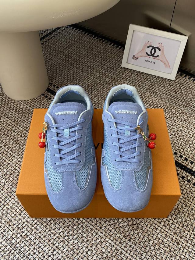 Top-of-the-line accessories 60 Louis Vuiton Rally new sneakers Lv Rally sneakers