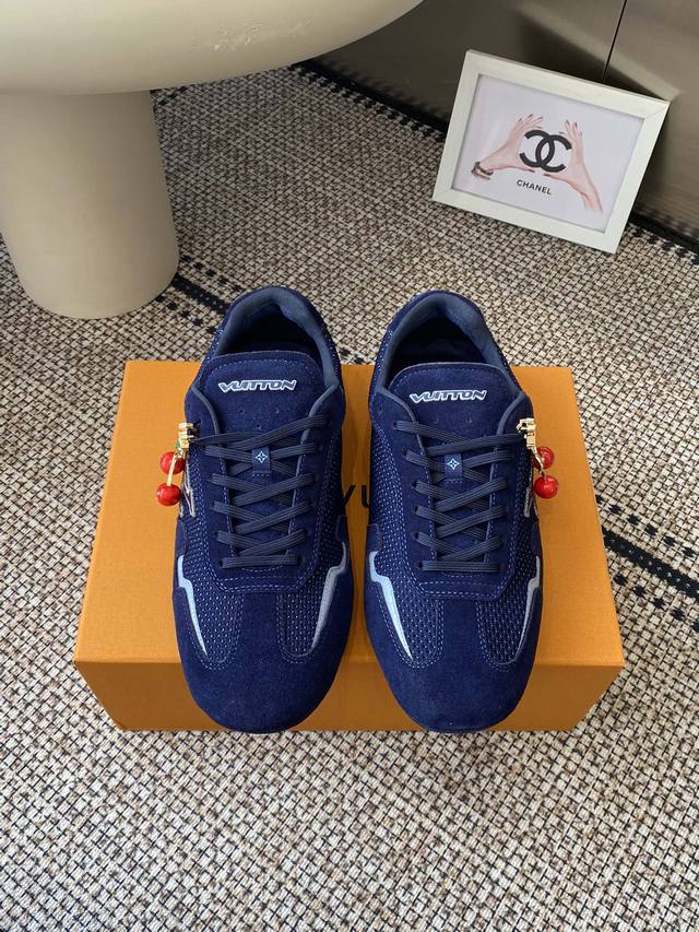 Top-of-the-line accessories 60 Louis Vuiton Rally new sneakers Lv Rally sneakers