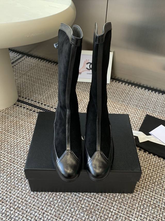 Chanel 25Ss platform knight boots, new fall/winter models, highly recommended by