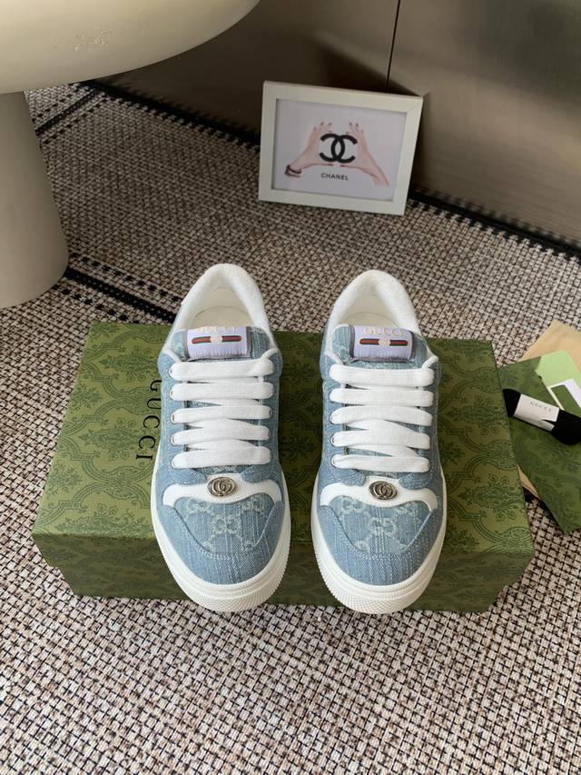 Gucci's new white sneakers are incredibly stylish and comfortable. These versati