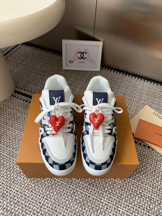 Decoration 60 Brand new Lv Tarine Louis Vuitton sneakers and skateboard shoes fo