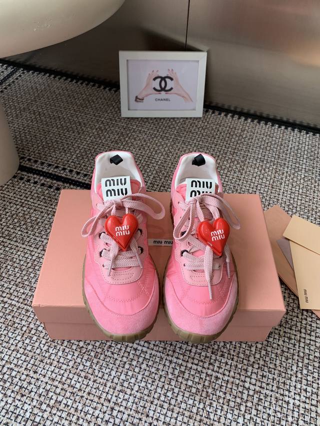 Accessories 60 Miumiu Miu Miu 25Ss new spring/summer biscuit shoes, Forrest Gump