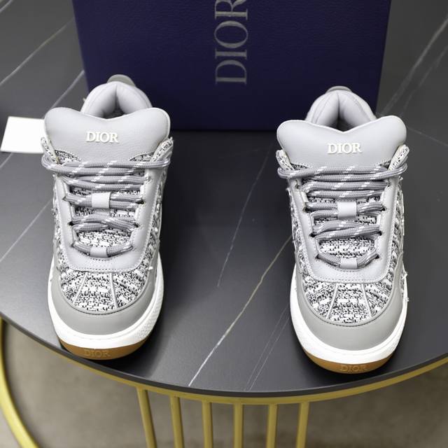 p: Dior's dad sneakers enrich the classic collection with a chic retro style. Me