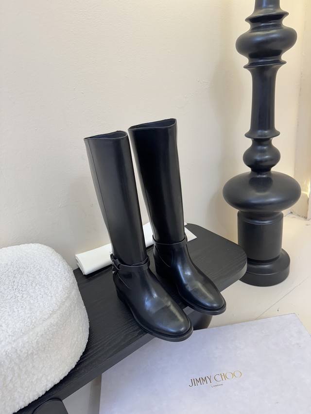 Jimmycho New boots Clean lines outline a cool silhouette, simple and high-end au