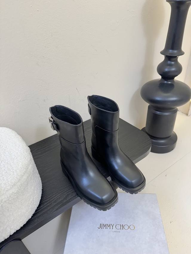 Jimmycho New boots Clean lines outline a cool silhouette, simple and high-end au